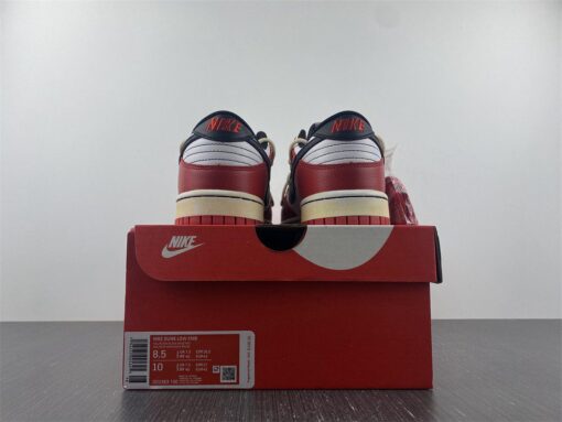 custom nike sb dunk low E2809CchicagoE2809D varsity redwhite black for sale