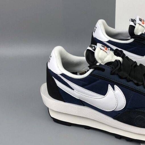 fragment design x sacai x nike ldwaffle navy blueblack for sale