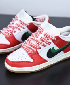 frame skate x nike sb dunk low E28098habibiE28099 chile redwhite lucky green black t5eua