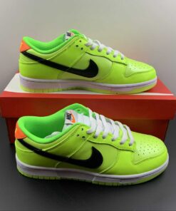 glow in the dark x nike dunk low venom greenblack glow for sale wz5sr