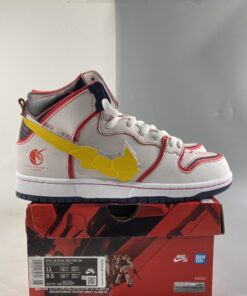 gundam x nike sb dunk high project unicorn rx 0 whiteamarillo for sale brm1q