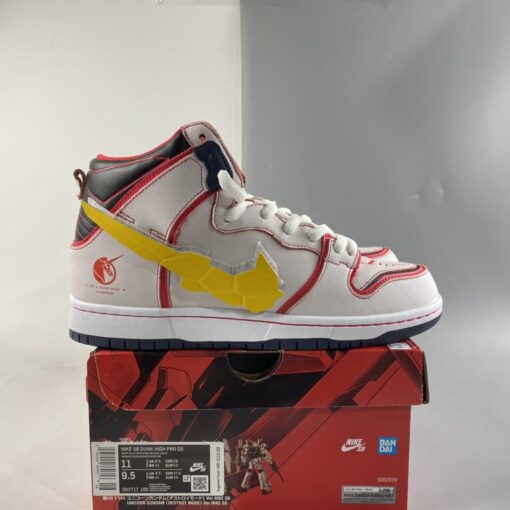 gundam x nike sb dunk high project unicorn rx 0 whiteamarillo for sale brm1q