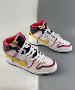 gundam x nike sb dunk high project unicorn rx 0 whiteamarillo for sale z1gqu