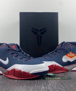 kobe 1 protro USA midnight navy white varsity red 1