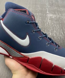 kobe 1 protro USA midnight navy white varsity red 4