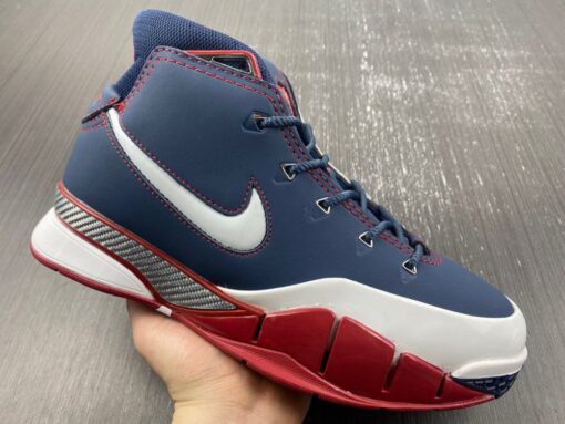 kobe 1 protro USA midnight navy white varsity red 4