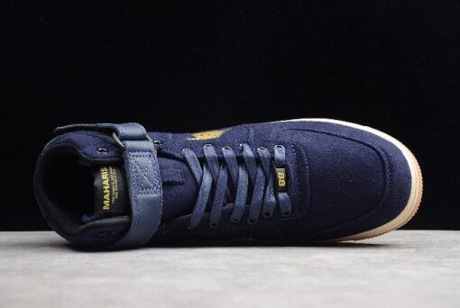 maharishi x nike air force 1 high premium navy gum on sale fgycp