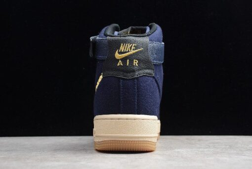 maharishi x nike air force 1 high premium navy gum on sale ggdfh