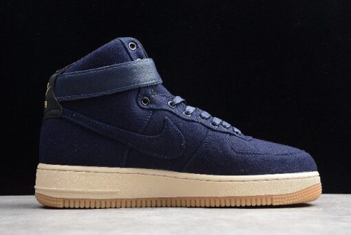 maharishi x nike air force 1 high premium navy gum on sale u6zcb