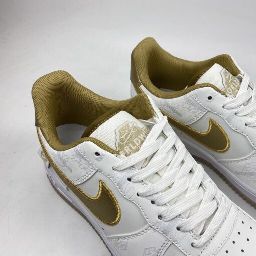 nike air force 1 07 lv8 worldwide white metallic gold for sale iyjhn