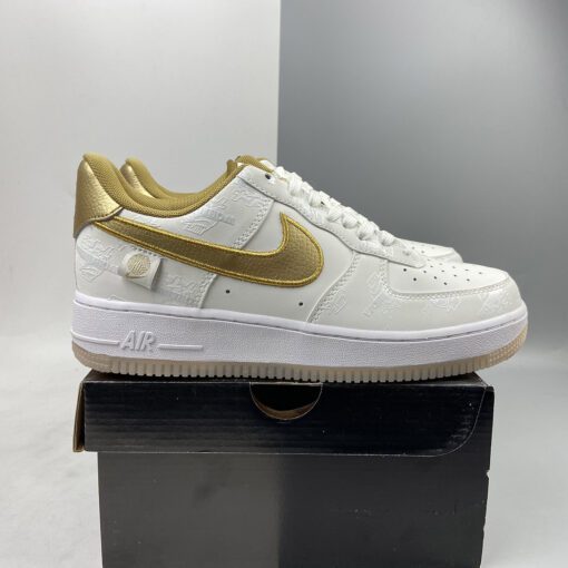 nike air force 1 07 lv8 worldwide white metallic gold for sale lpptc