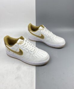 nike air force 1 07 lv8 worldwide white metallic gold for sale ls4eh