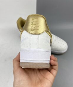 nike air force 1 07 lv8 worldwide white metallic gold for sale nvxkk