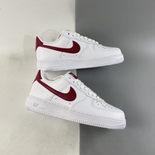 nike air force 1 07 white noble red for sale p9ubi