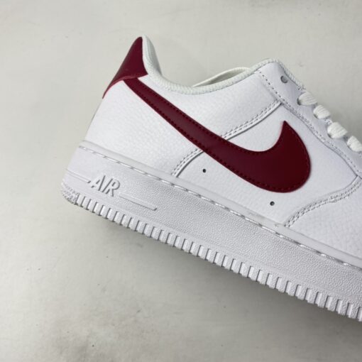 nike air force 1 07 white noble red for sale