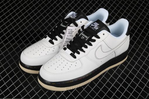 nike air force 1 E2809907 low patterson square white black ww6m3