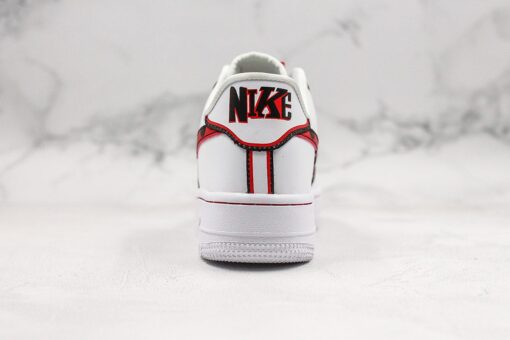 nike air force 1 E2809907 lv8 dennis rodman whiteblack university red for sale