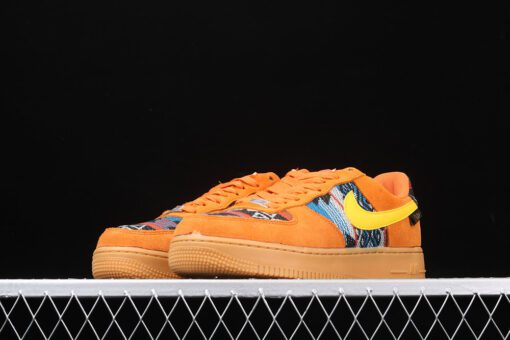 nike air force 1 E2809Cn7E2809D gold suededark sulfur for sale fawat