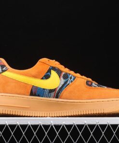 nike air force 1 E2809Cn7E2809D gold suededark sulfur for sale osgox