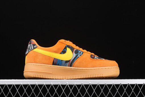 nike air force 1 E2809Cn7E2809D gold suededark sulfur for sale