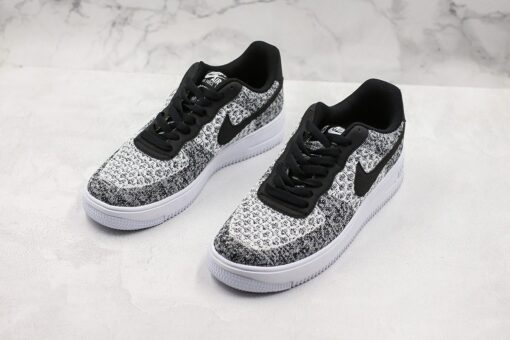 nike air force 1 flyknit 2.0 blackpure platinumblackwhite for sale abeia