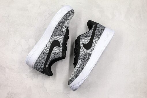 nike air force 1 flyknit 2.0 blackpure platinumblackwhite for sale v5nyk