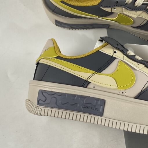 nike air force 1 fontanka beachyellow dark grey for sale