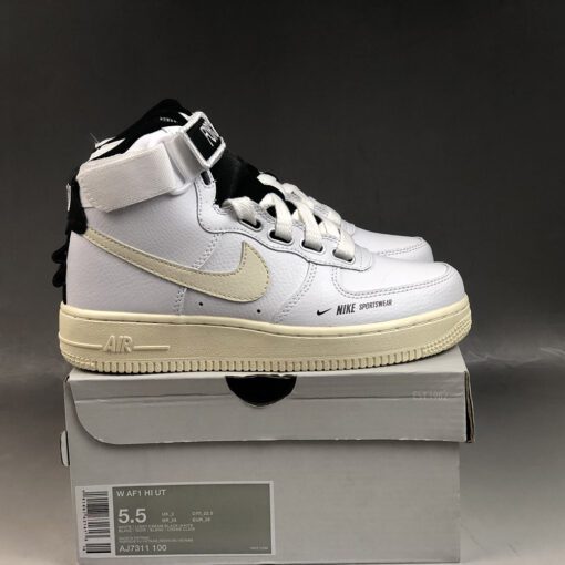 nike air force 1 high utility whitelight cream black for sale 0aggb