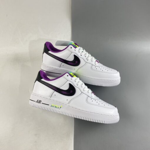 nike air force 1 just do it white purple black dx3933 100 for sale chd3a