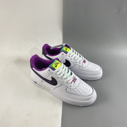 nike air force 1 just do it white purple black dx3933 100 for sale dnpjy