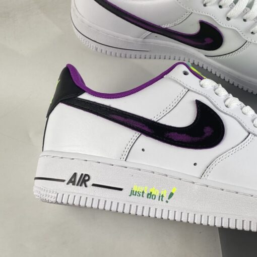 nike air force 1 just do it white purple black dx3933 100 for sale jaac5