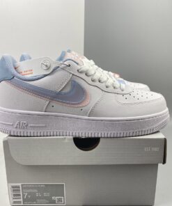 nike air force 1 low E2809Cdouble swooshE2809D whitelight armory blue arctic punch for sale etdcx