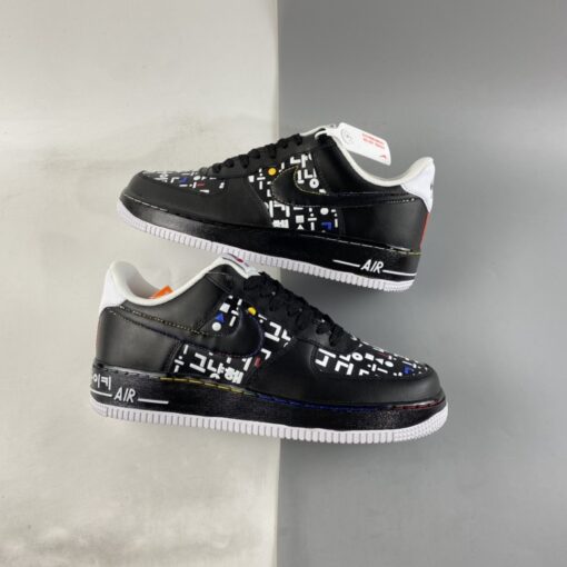 nike air force 1 low E2809Changeul dayE2809D black for sale