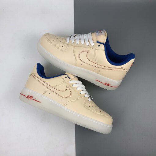 nike air force 1 low beige blue for sale 5vsmz