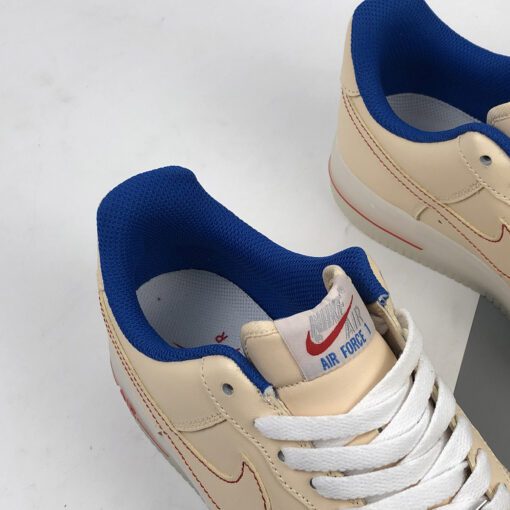 nike air force 1 low beige blue for sale