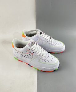 nike air force 1 low doodles whiteorange green for sale 3gerh