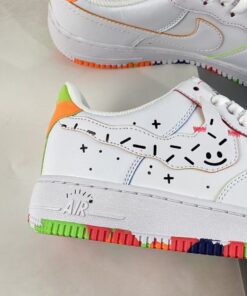 nike air force 1 low doodles whiteorange green for sale kfzae