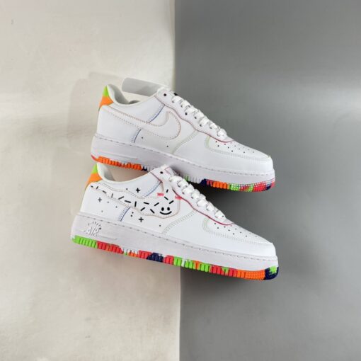 nike air force 1 low doodles whiteorange green for sale uwqzv