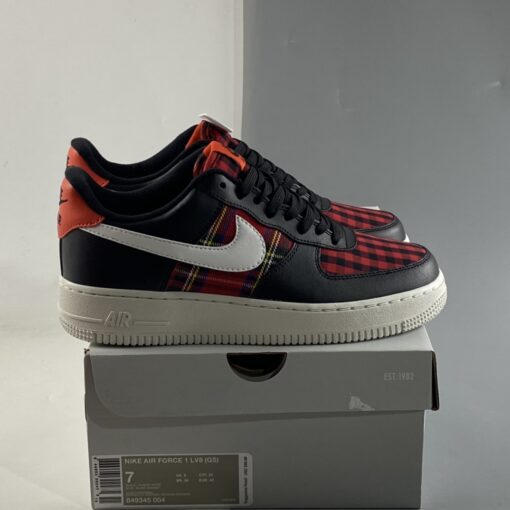 nike air force 1 low flannel blackwhite habanero red for sale 0ftpu