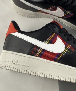 nike air force 1 low flannel blackwhite habanero red for sale qwp2f