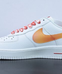 nike air force 1 low jumbo swooshes white orange for sale f4xpq