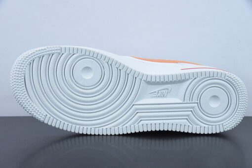 nike air force 1 low jumbo swooshes white orange for sale syopt