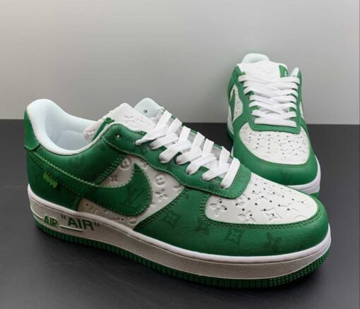 nike air force 1 low lv monogram green offwhitea731t