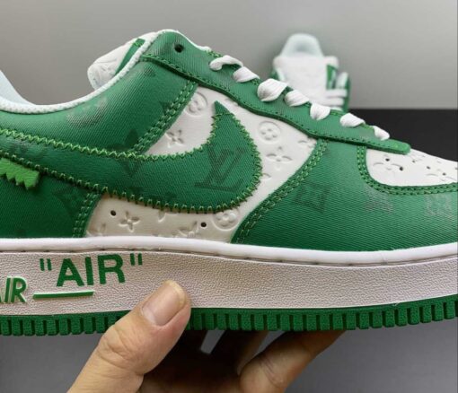 nike air force 1 low lv monogram green offwhitenvam1