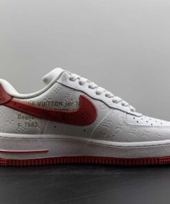 nike air force 1 low lv monogram white red offwhitesjjcz