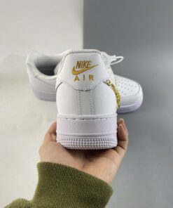 nike air force 1 low lx E2809Clucky charmsE2809D white metallic gold for sale g15y7