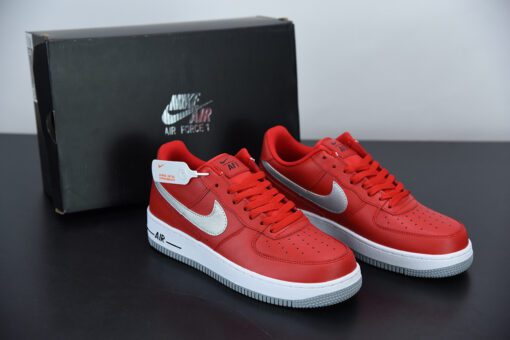 nike air force 1 low red grey for sale 1bowd