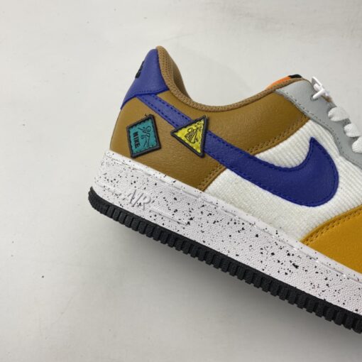 nike air force 1 low university goldlight bone starfish orange blue stone for sale kgyq2