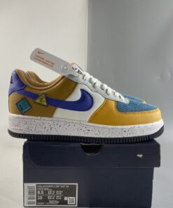 nike air force 1 low university goldlight bone starfish orange blue stone for sale owvlv