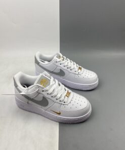 nike air force 1 low white with gold mini swooshes 13tjb